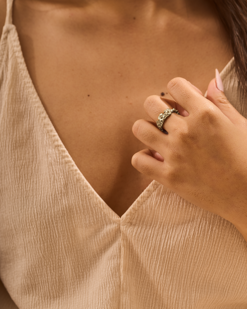 Flores Ring (Silver)